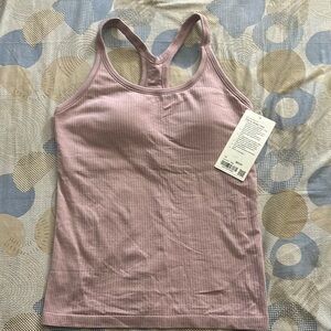 Lululemon Ebb to street Tank Top in Hazy pink(RSBL color code)